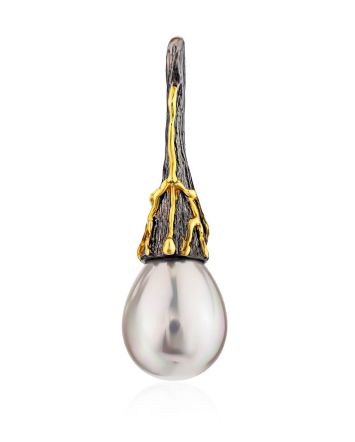 Designer Silver Nacre Pendant, image 
