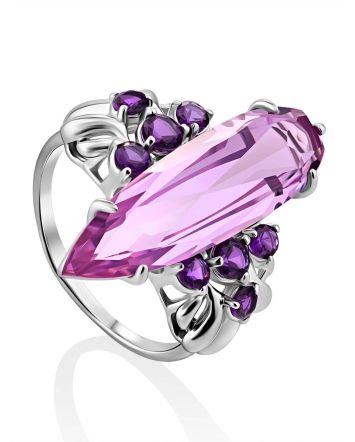 Stunning Kunzite Cocktail Ring, Ring Size: 6.5 / 17, image 