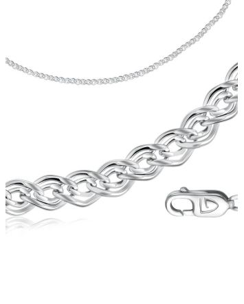 Silver Nonna Chain, Length: 50, image 