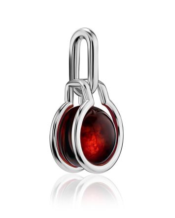 Trendy Cherry Amber Pendant, image 