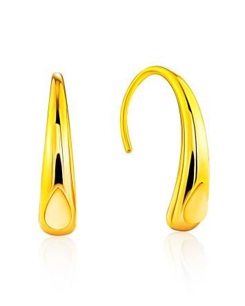 Bold Gilded Silver Amber Earrings The Palazzo, image 