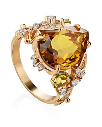 Lustrous Yellow Zultanite Ring, Ring Size: 8.5 / 18.5, image 