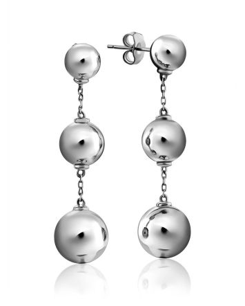 Playful Design Silver Stud Dangles The ICONIC, image 