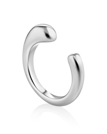 Trendy Silver Ear Cuff The Liquid, image 