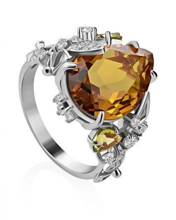 Dazzling Silver Zultanite Ring, Ring Size: 8.5 / 18.5, image 