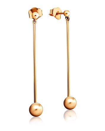 Refined Gilded Silver Dangle Earrings The ICONIC, image 
