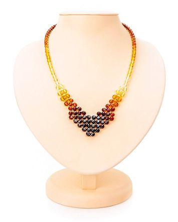 Mix Tone Amber Necklace, Length: 48, image 