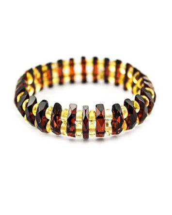 Boho Style Amber Bracelet, image 