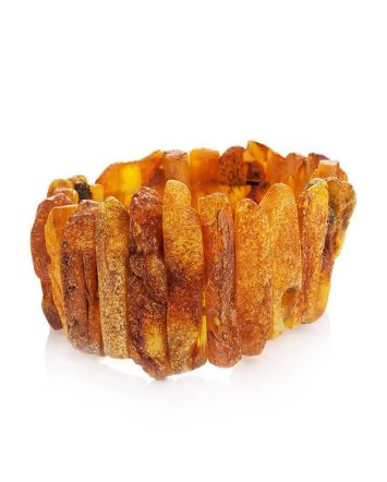 Raw Amber Beaded Bracelet The Volcano, image 