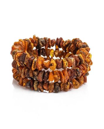 Cognac Amber Wrap Bracelet, image 