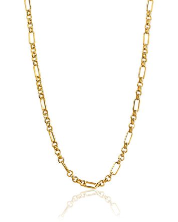 Minimalist Design Gilded Silver Chain Necklace The ICONIC, image 