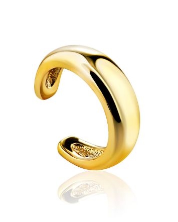 Minimalist Design Gilded Silver Ear Cuff The ICONIC, image 