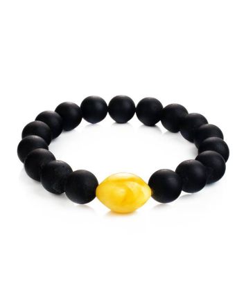 Natural Amber Bracelet The Cuba, image 