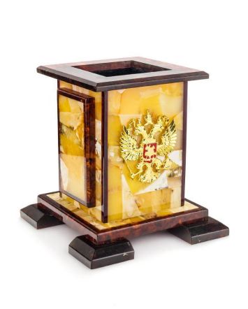 Multicolor Amber Pencil Holder, image 