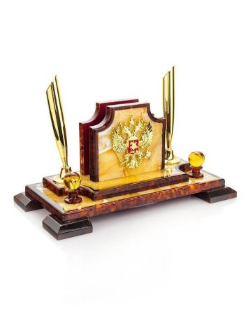 Multicolor Amber Designer Desk Cardholder, image 