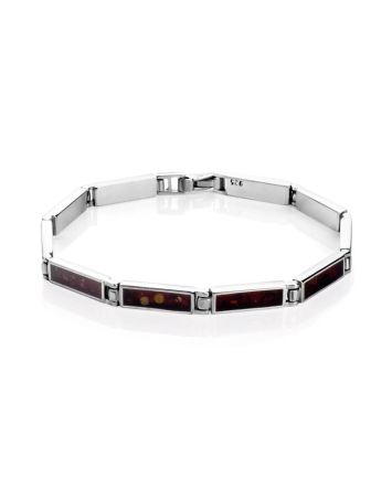 Amber Bracelet In Sterling Silver The London, image 