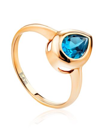 Elegant Gold Swiss Topaz Ring, Ring Size: 7 / 17.5, image 