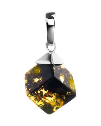 Geometric Green Amber Pendant The Sugar, image 