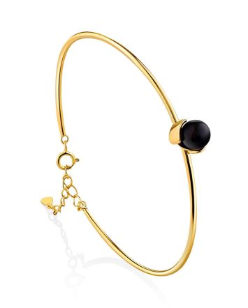 Trendy Gilded Silver Amber Bracelet The Palazzo, image 