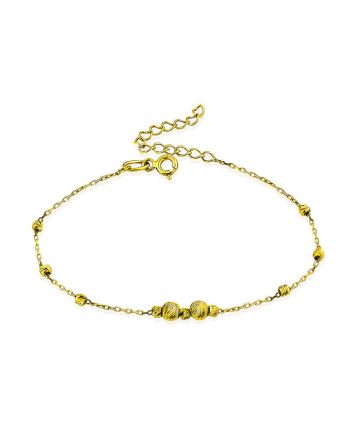 Refined Gilded Silver Chain Bracelet The Sparkling, image 