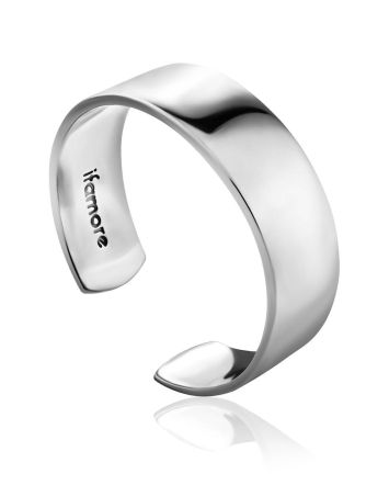 Sleek Silver Adjustable Ring The ICONIC, Ring Size: Adjustable, image 