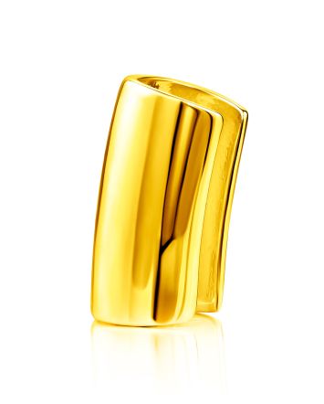 Fabulous Gilded Silver Ear Cuff The Liquid, image 