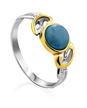 Refined Silver Violane Ring, Ring Size: 7 / 17.5, image 