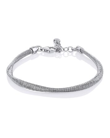 Chain-Mail Motif Silver Bracelet The Silk, image 