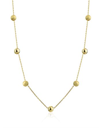 Chic Gilded Silver Necklace The Silk, image 
