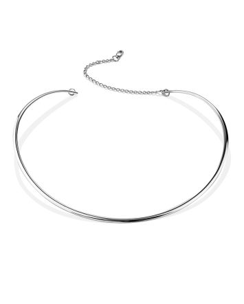 Minimalist Silver Collar Necklace The ICONIC, image 