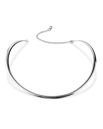 Minimalist Silver Collar Necklace The ICONIC, image 