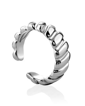Croissant Motif Silver Ear Cuff The ICONIC, image 