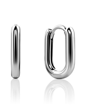 Carabiner Design Silver Earrings The ICONIC, image 
