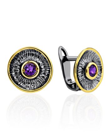 Flawless Silver Amethyst Earrings, image 