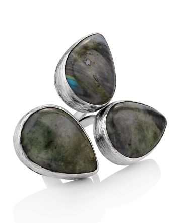 Fabulous Silver Labradorite Ring The Bella Terra, Ring Size: Adjustable, image 