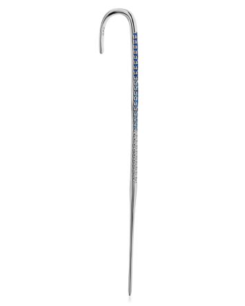 Chic Silver Crystal Mono Earring The ICONIC, image 