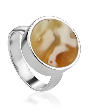 Fabulous Natural Amber Adjustable Ring The Palazzo, Ring Size: Adjustable, image 