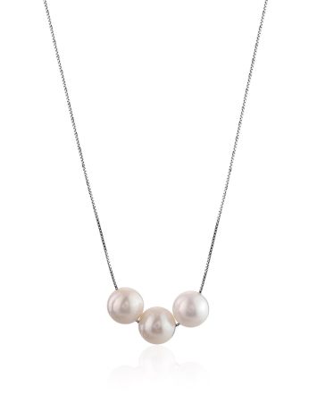 Minimalist Design Pearl Necklace, image 