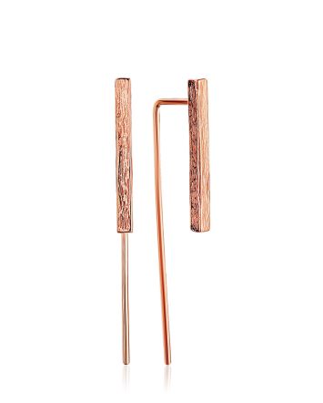 Geometric Design Rose Gold Plated Earrings The ICONIC, image 