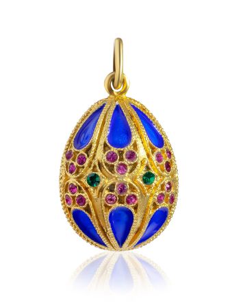 Regal Style Enamel Egg Pendant The Romanov, image 