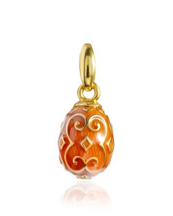 Baroque Style Enamel Egg Pendant The Romanov, image 