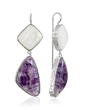 Mix Stone Dangle Earrings The Bella Terra, image 