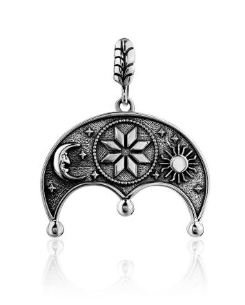 Ethnic Style Silver Pendant, image 