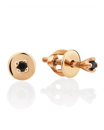 Classy Sapphire Stud Earrings, image 