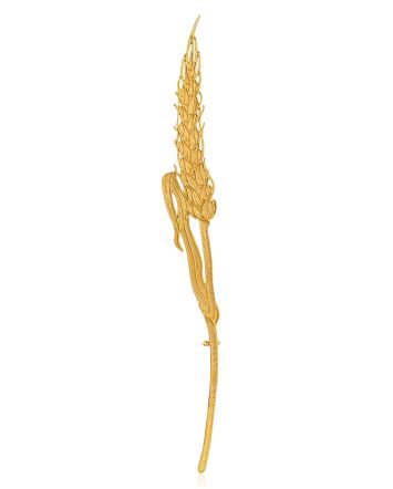 Ultra Chic Wheat Ear Brooch, image 