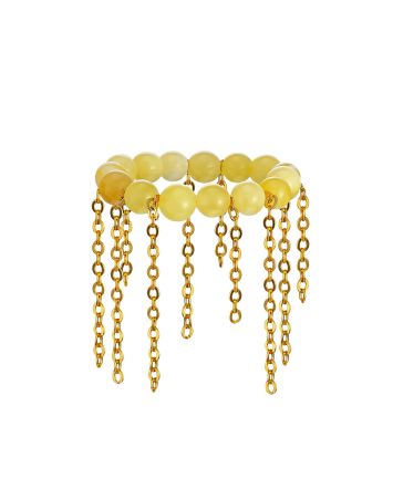 Designer Amber Stretch Ring The Palazzo, image 