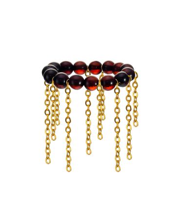 Amber Stretch Ring The Palazzo, Ring Size: Adjustable, image 
