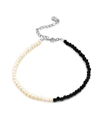 Black And White Pearl And Spinel Bracelet The Link, image 