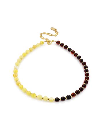 Bicolor Amber Anklet The Palazzo, image 