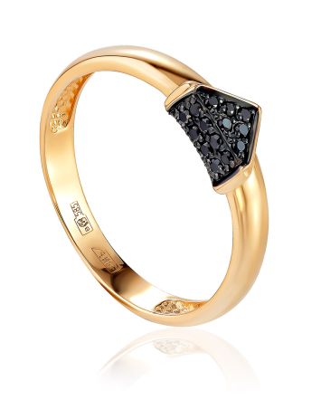 Shimmering Black Diamond Ring, Ring Size: 6.5 / 17, image 